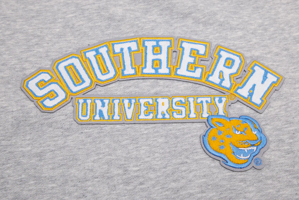 SOUTHERN UNIVERSITY CLASSIC WOMEN'S FLEECE CREWNECK (HEATHER GREY) - Image 5