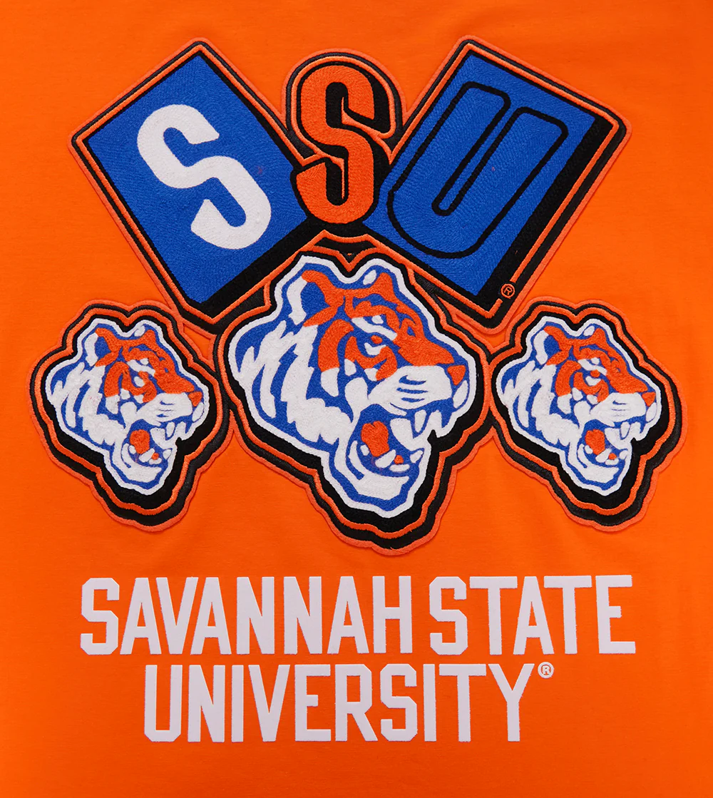 SAVANNAH STATE UNIVERSITY HOMECOMING SINGLE JERSEY MEN'S TEE (ORANGE) - Image 5
