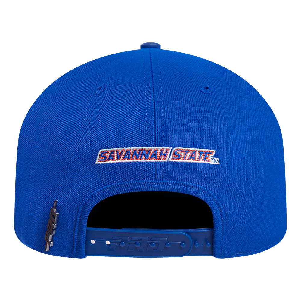 SAVANNAH STATE UNIVERSITY CLASSIC UNISEX PRIMARY LOGO WOOL SNAPBACK (ROYAL BLUE) - Image 5