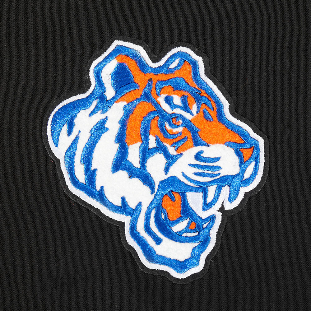 COLLEGE SAVANNAH STATE UNIVERSITY CLASSIC WOMEN'S RIB FLC CROPPED PO HOODIE (BLACK/ORANGE) - Image 6
