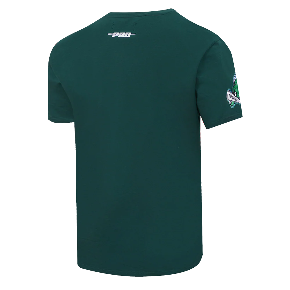 TULANE UNIVERSITY CLASSIC MEN'S TEE (FOREST GREEN) - Image 4