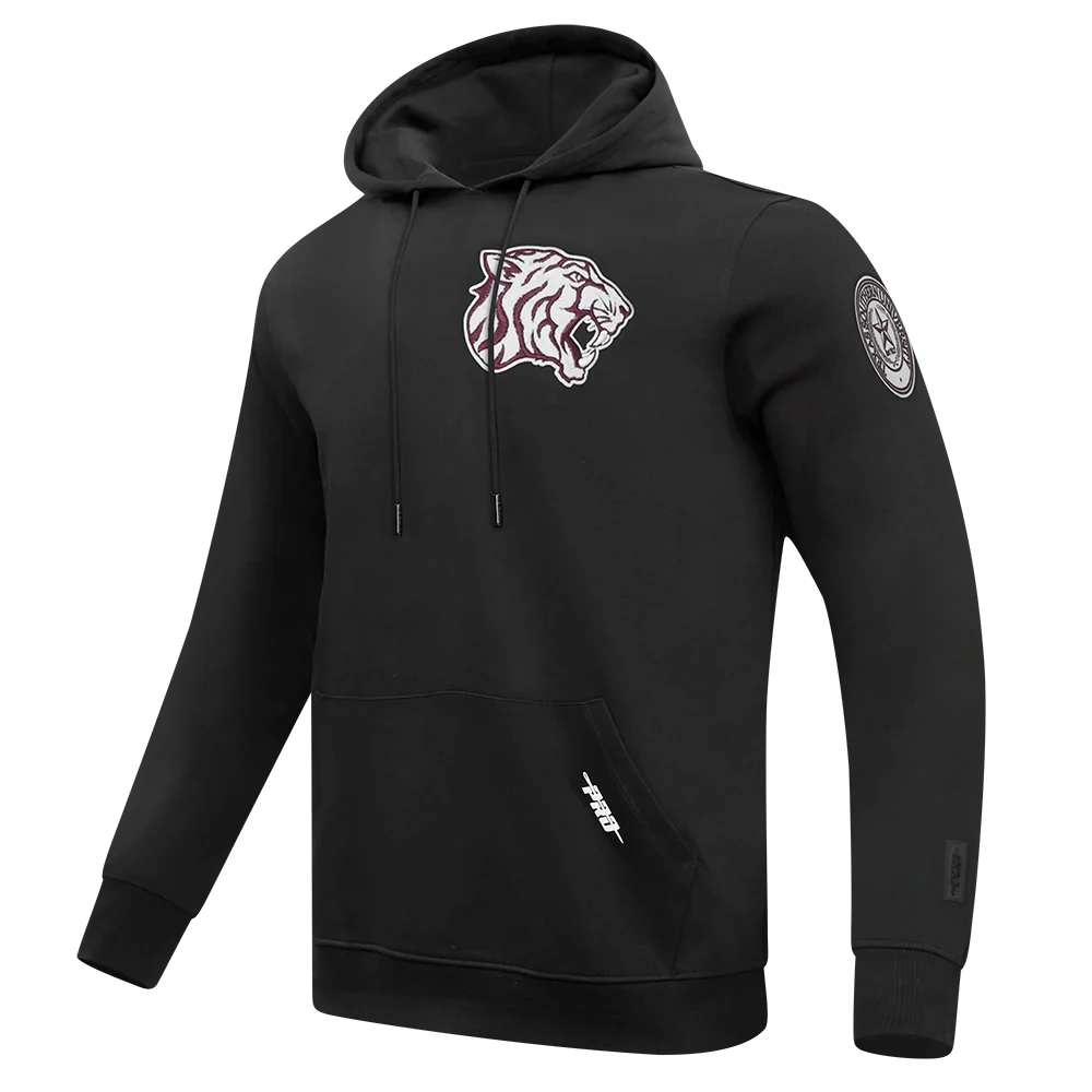 TEXAS SOUTHERN UNIVERSITY CLASSIC MEN'S PULLOVER HOODIE (BLACK) - Image 2