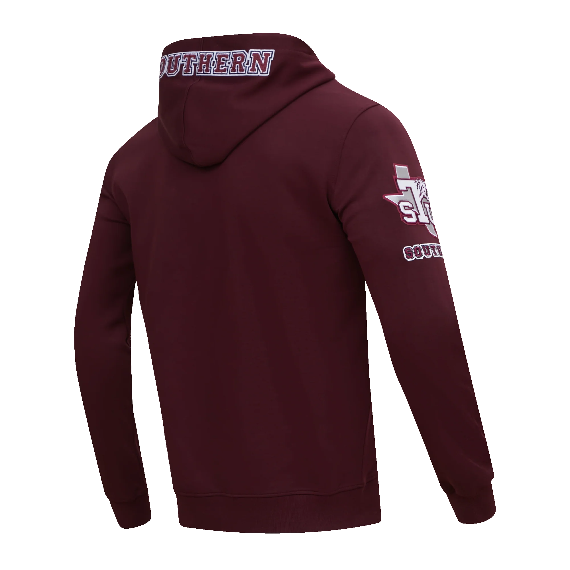 TEXAS SOUTHERN UNIVERSITY CLASSIC MEN'S PO HOODIE (WINE) - Image 3