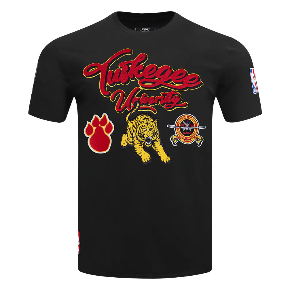 TUSKEGEE UNIVERSITY HBCU X NBA ALL STAR 2025 MEN'S SINGLE JERSEY TEE (BLACK)