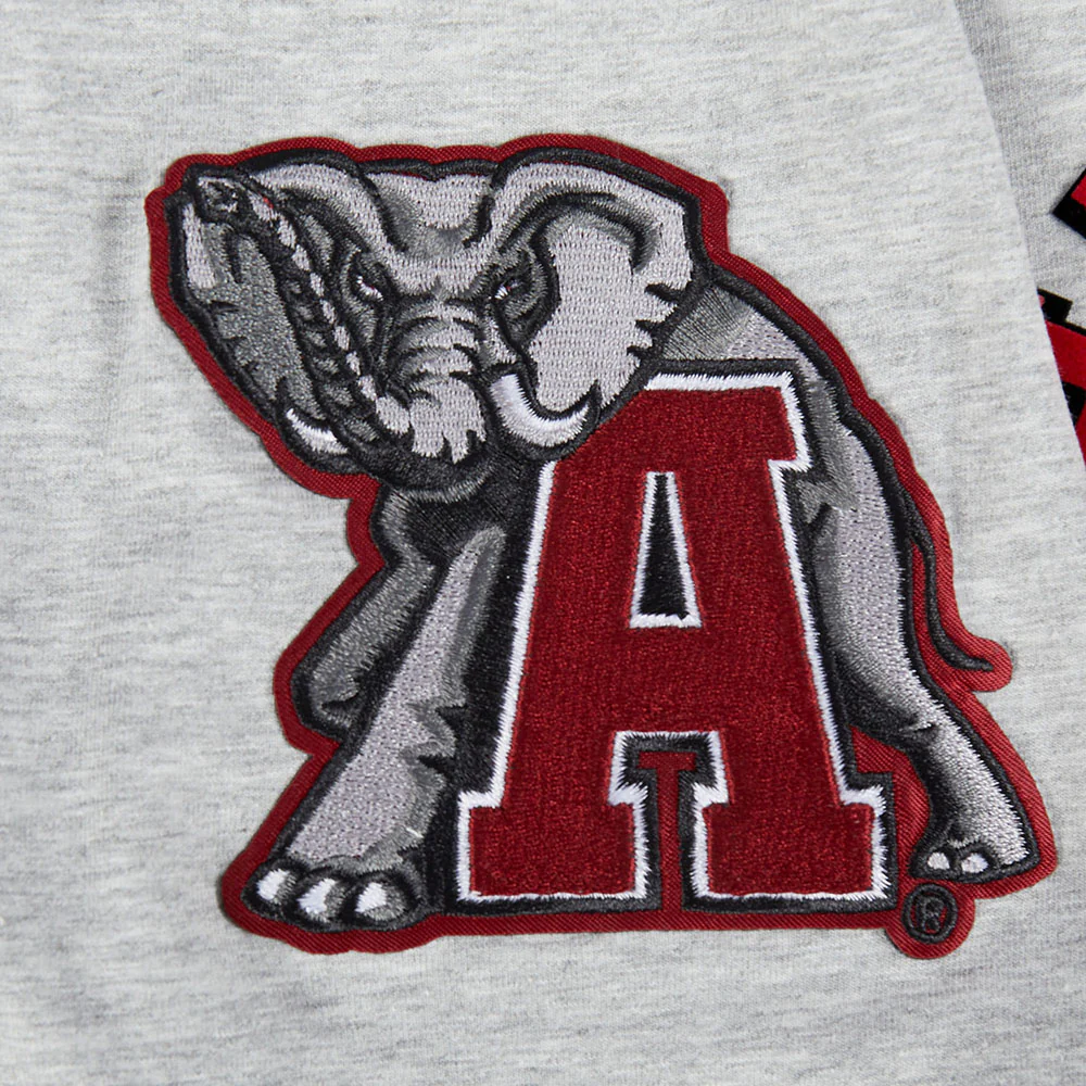 UNIVERSITY OF ALABAMA CLASSIC MEN'S TEE (HEATHER GREY) - Image 7