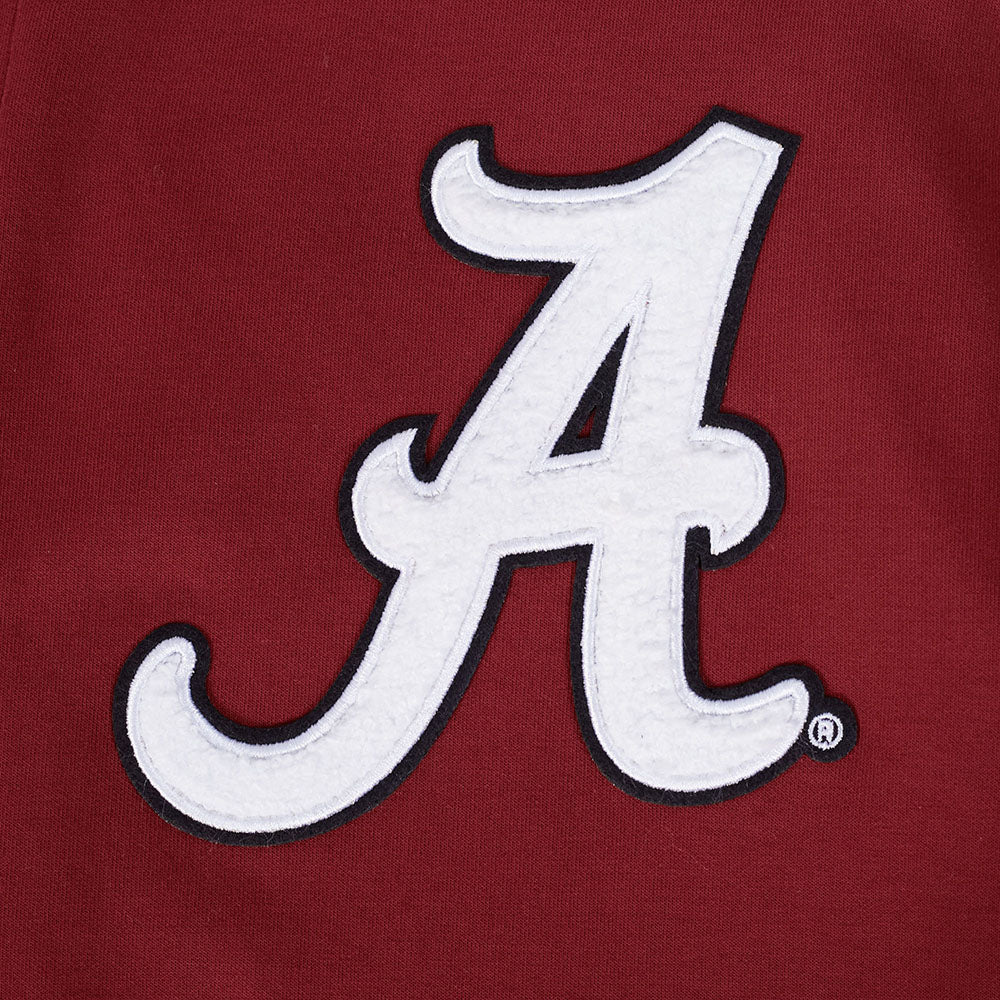 UNIVERSITY OF ALABAMA CLASSIC MEN'S FULL ZIP PULLOVER HOODIE (CARDINAL RED) - Image 5