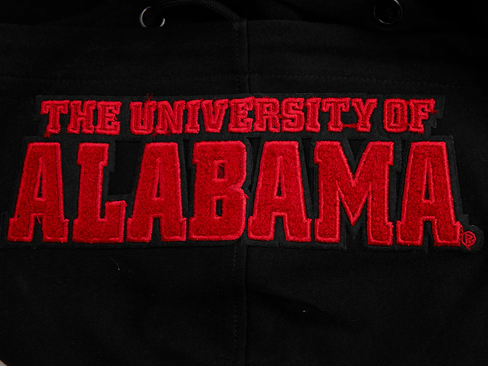UNIVERSITY OF ALABAMA CLASSIC MEN'S PULLOVER HOODIE (BLACK) - Image 7