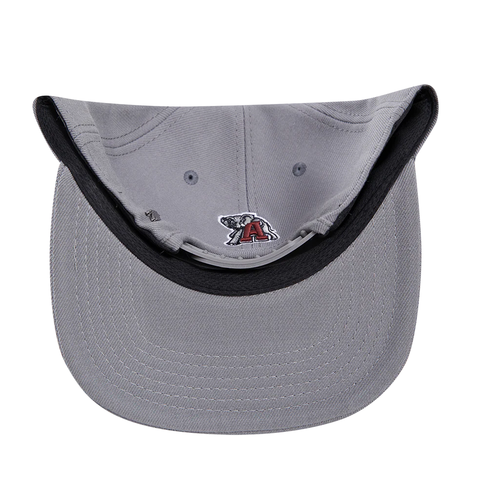 UNIVERSITY OF ALABAMA CLASSIC UNISEX WOOL SNAPBACK HAT (GRAY) - Image 7
