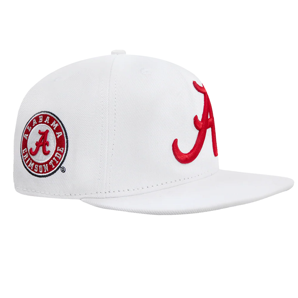 UNIVERSITY OF ALABAMA CLASSIC UNISEX WOOL SNAPBACK HAT (WHITE) - Image 4