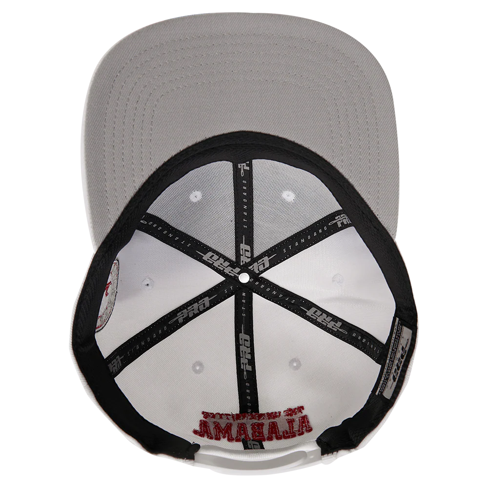 UNIVERSITY OF ALABAMA CLASSIC UNISEX WOOL SNAPBACK HAT (WHITE) - Image 6