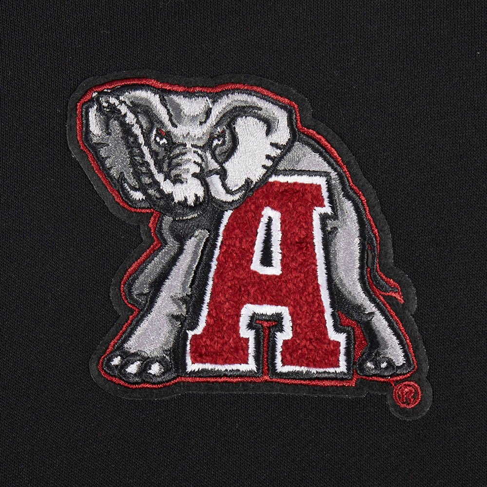 UNIVERSITY OF ALABAMA CLASSIC FLEECE HOODIE DRESS (BLACK) - Image 6