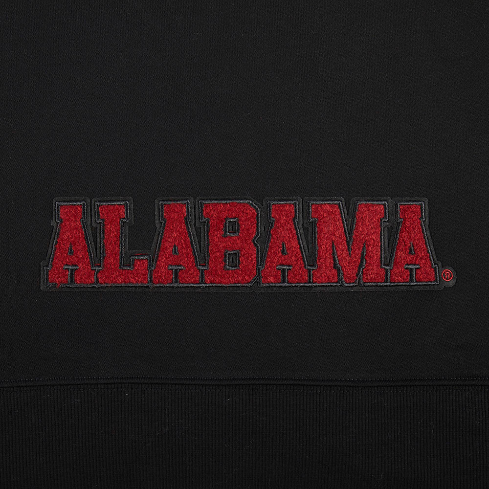 UNIVERSITY OF ALABAMA CLASSIC FLEECE HOODIE DRESS (BLACK) - Image 8