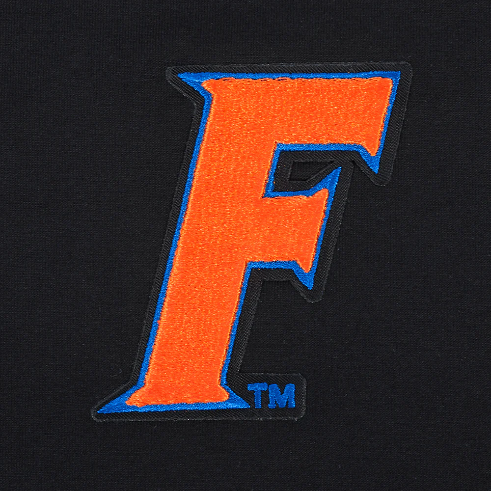 UNIVERSITY OF FLORIDA CLASSIC WOMEN'S SINGLE JERSEY BOXY TEE (BLACK) - Image 7