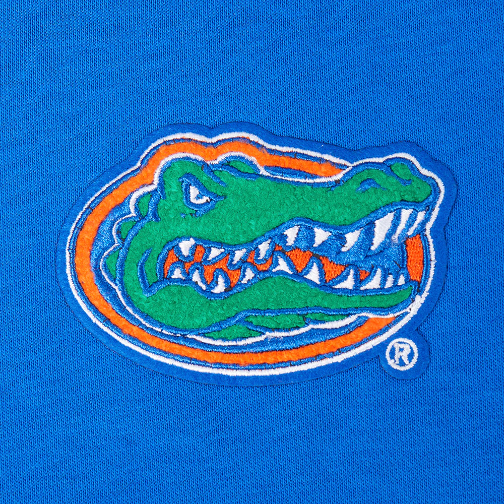 UNIVERSITY OF FLORIDA CLASSIC RIB FLEECE CROPPED PULLOVER HOODIE (ROYAL/ORANGE/ROYAL) - Image 5