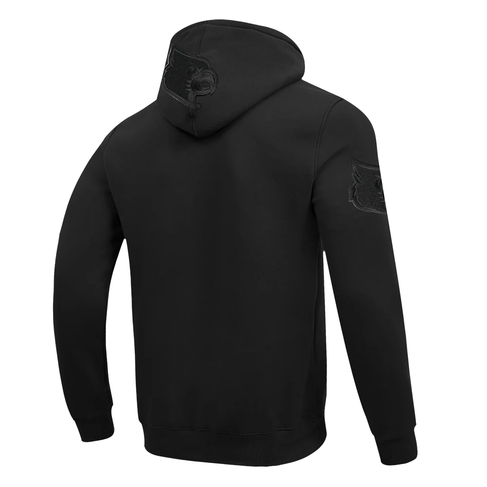 UNIVERSITY OF LOUISVILLE COLLEGE CLASSIC 3BK MEN'S FLC PO HOODI (BLACK) - Image 3