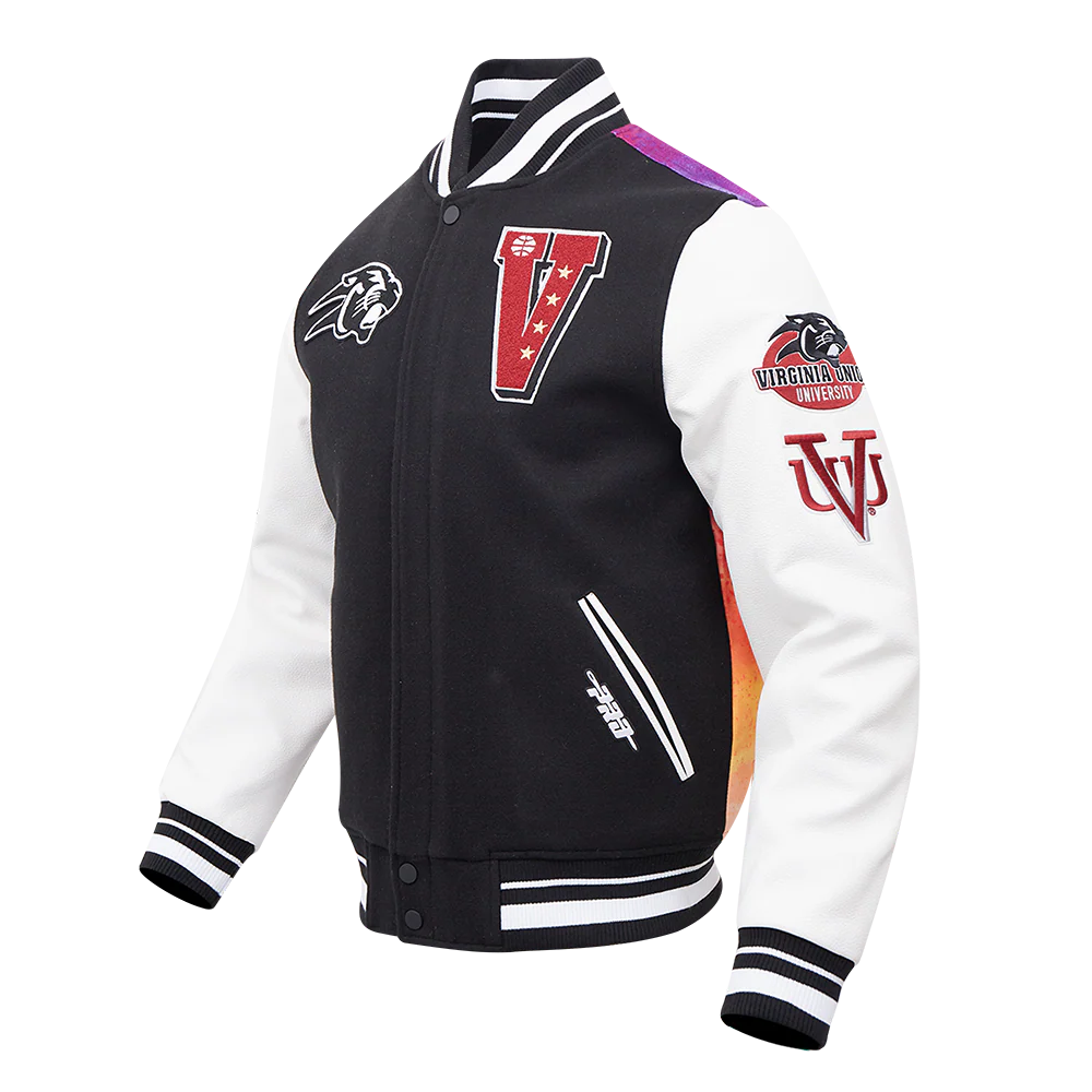 VIRGINIA UNION UNIVERSITY HBCU X NBA ALL STAR 2024 MEN'S M RIB WOO (BLACK/WHITE) - Image 2