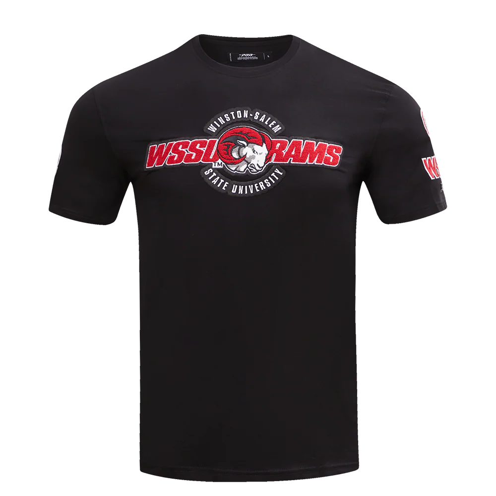 WINSTON SALEM STATE UNIVERSITY CLASSIC MEN'S TEE (BLACK)