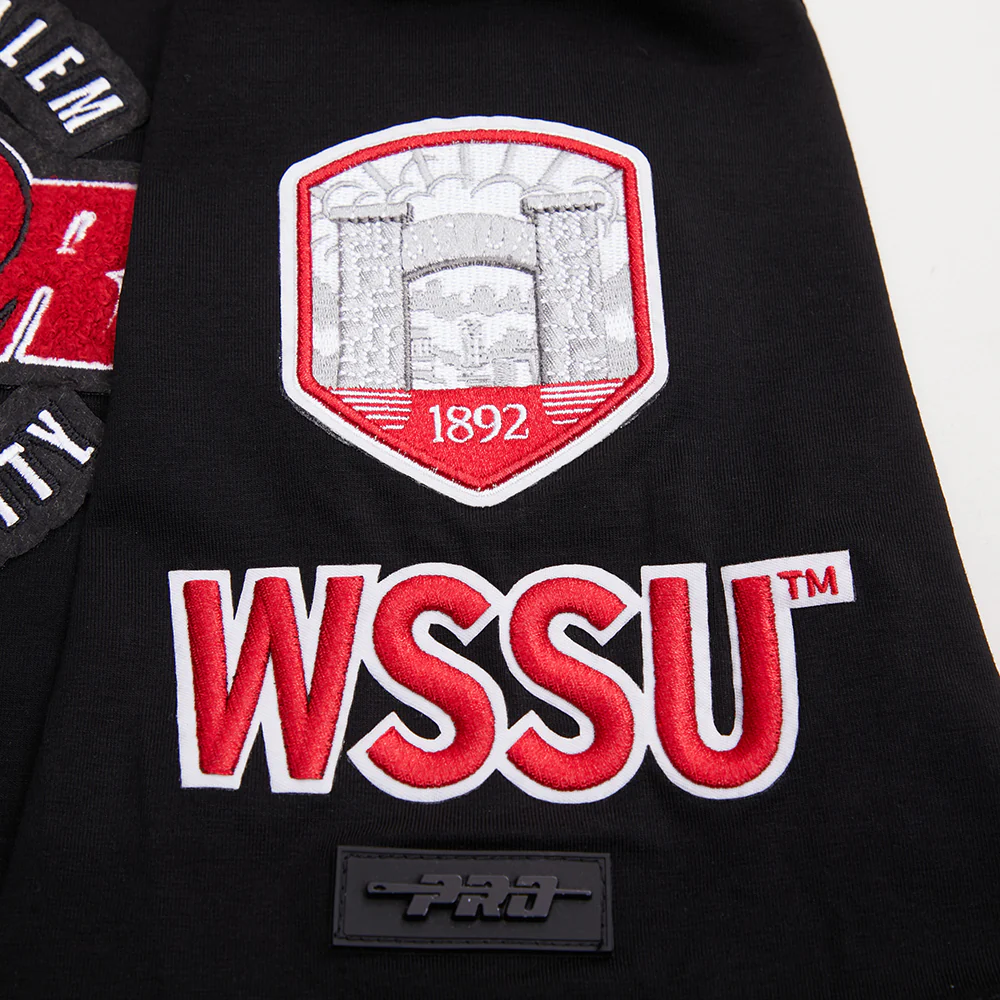 WINSTON SALEM STATE UNIVERSITY CLASSIC MEN'S TEE (BLACK) - Image 6
