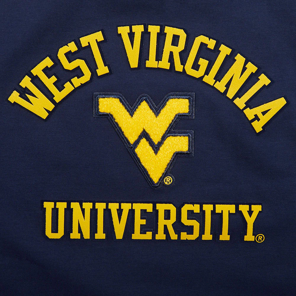 WEST VIRGINIA UNIVERSITY CLASSIC WOMEN'S SINGLE JERSEY BOXY TEE (MIDNIGHT NAVY) - Image 5