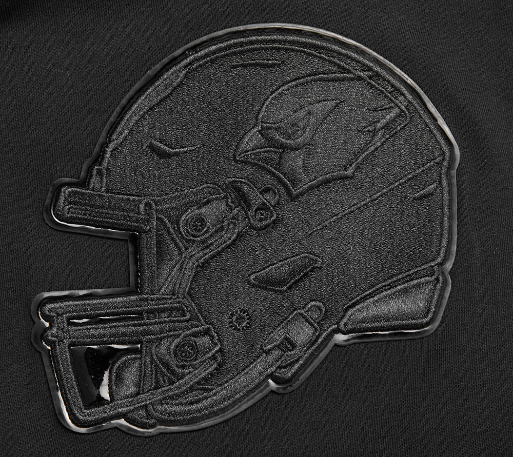 NFL ARIZONA CARDINALS TRIPLE BLACK MEN'S TEE (TRIPLE BLACK) - Image 6
