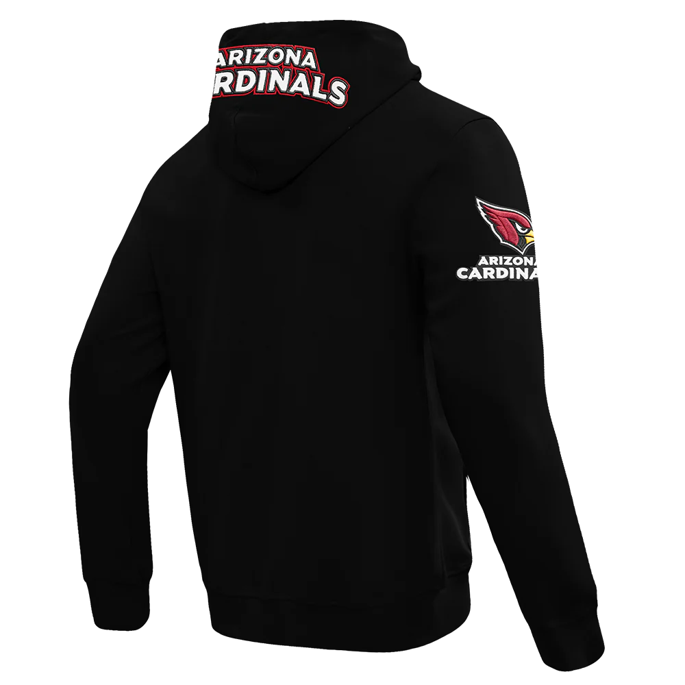 NFL ARIZONA CARDNIALS CLASSIC CHENILLE PO HOODIE (BLACK) - Image 3