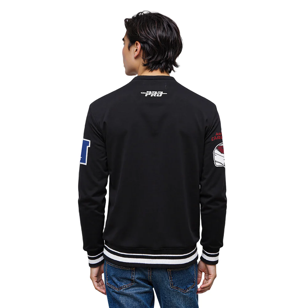 NFL ARIZONA CARDINALS MASHUP MEN'S RIB CREWNECK (BLACK) - Image 11