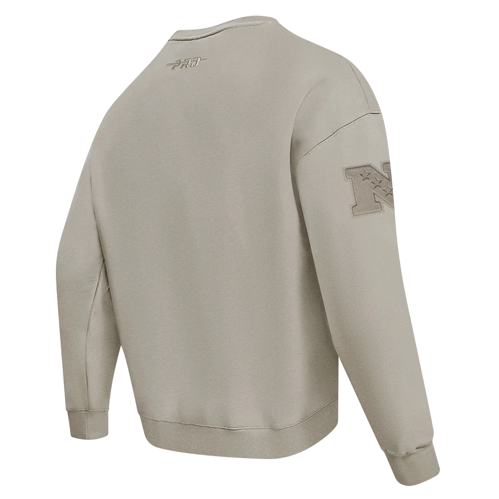 NFL ARIZONA CARDINALS NEUTRAL MEN'S DROP SHOULDER FLC CREWNECK (TAUPE) - Image 6