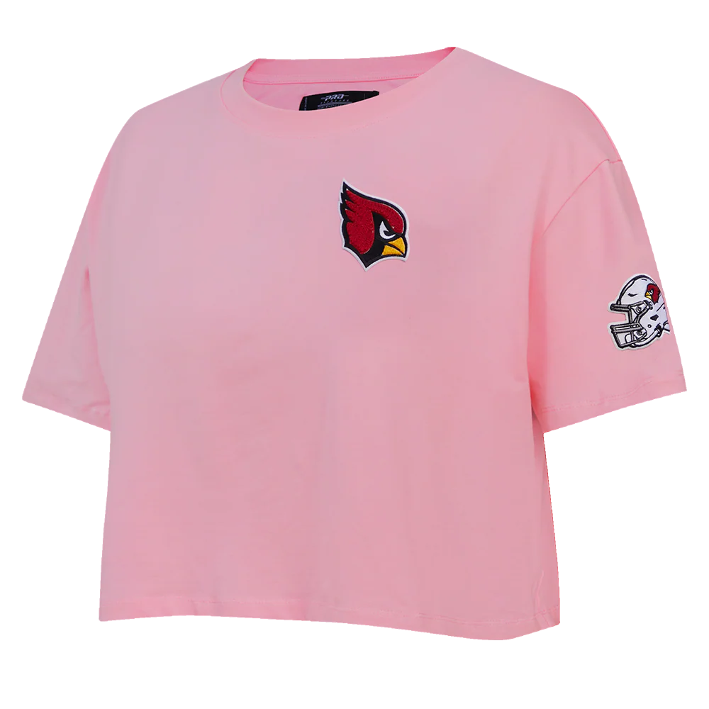 NFL ARIZONA CARDNIALS CLASSIC WOMEN'S BOXY TEE (PINK) - Image 2