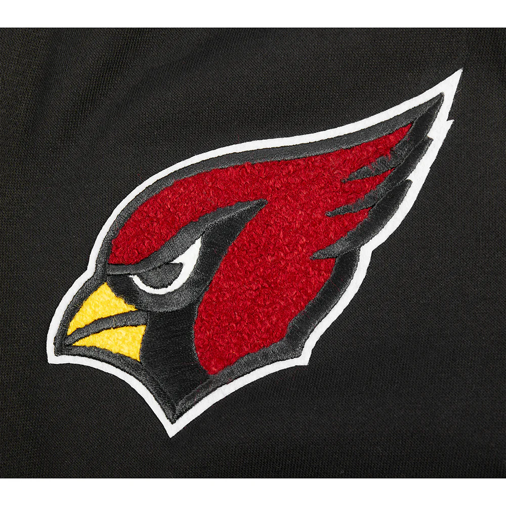 NFL ARIZONA CARDINALS CLASSIC BIG BOYS FLEECE FULL ZIP HOODIE (BLACK) - Image 8