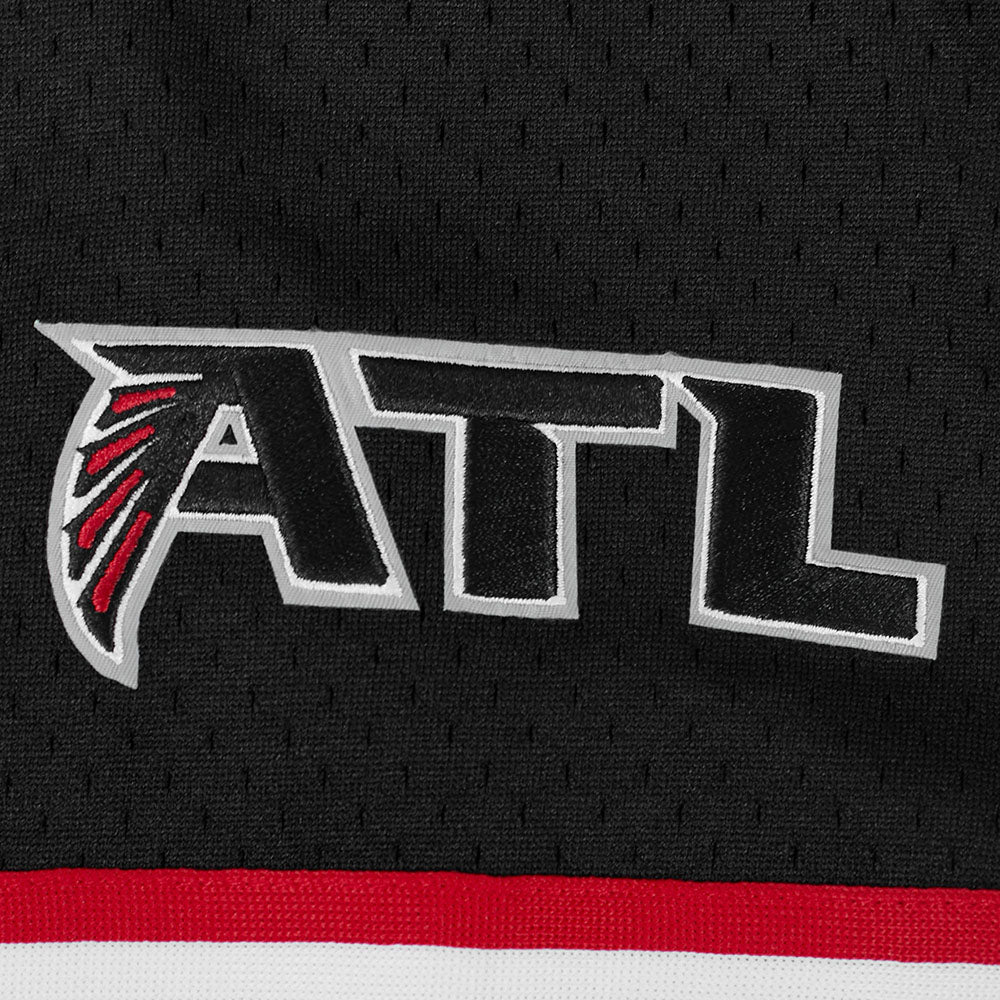 NFL ATLANTA FALCONS CLASSIC MESH BUTTON DOWN SHIRT (BLACK/RED) - Image 18