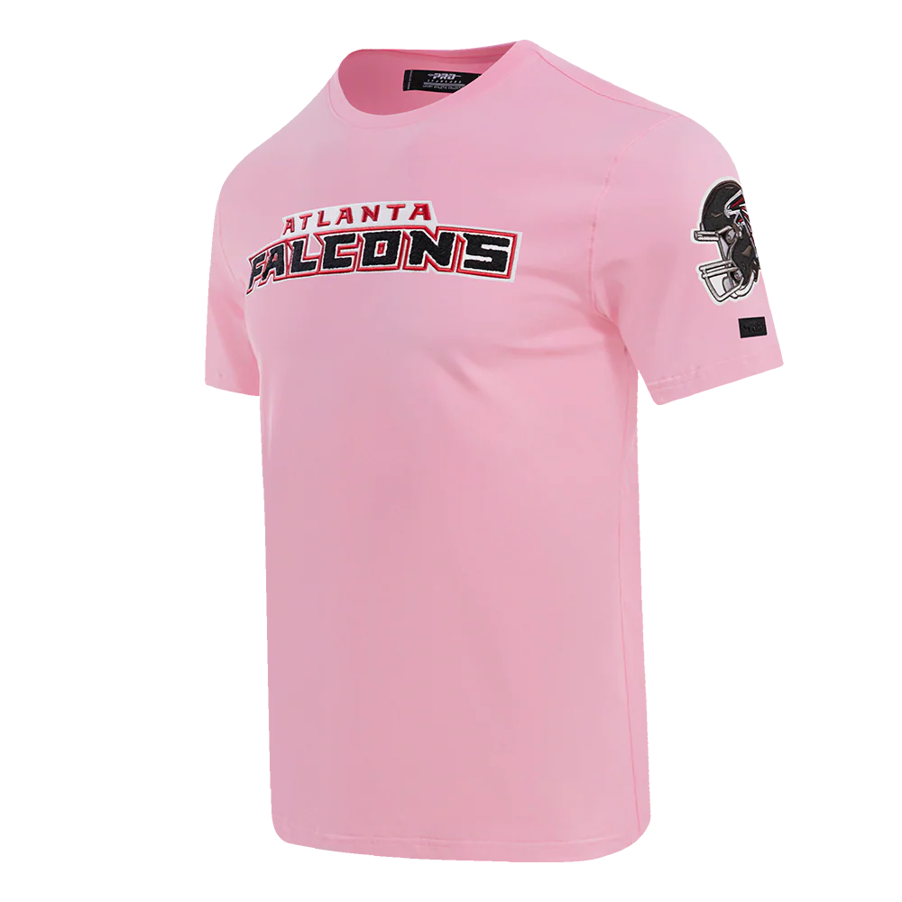 NFL ATLANTA FALCONS CLASSIC CHENILLE SINGLE JERSEY TEE (PINK) - Image 2
