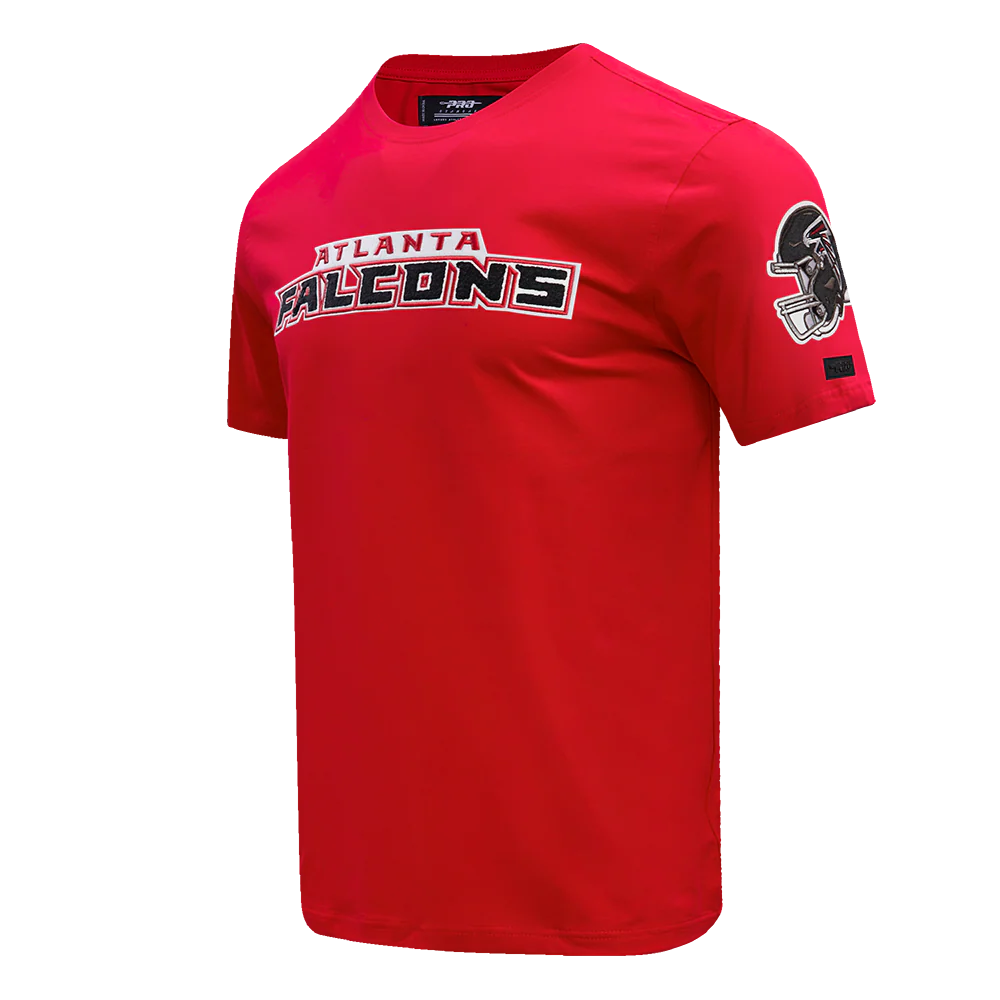 NFL ATLANTA FALCONS CLASSIC CHENILLE MEN'S TEE (RED) - Image 2