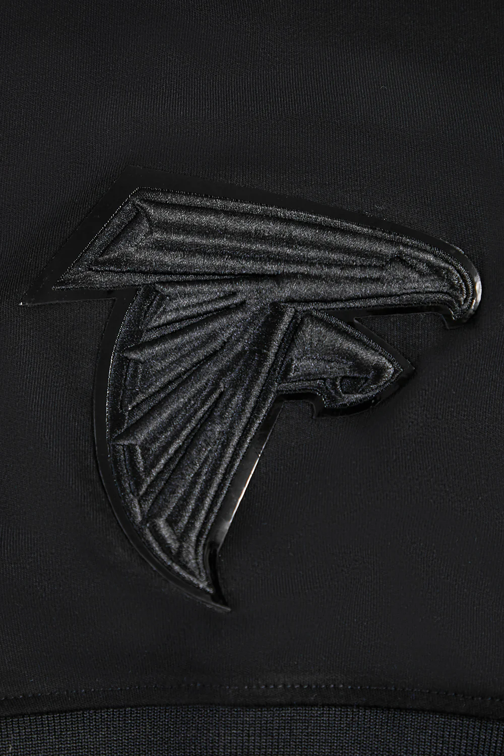 NFL ATLANTA FALCONS TRIPLE BLACK MEN'S TEE (TRIPLE BLACK) - Image 6