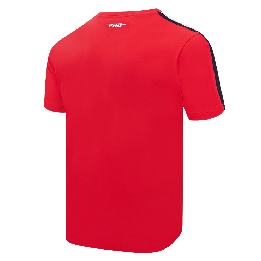 NFL ATLANTA FALCONS RETRO CLASSIC MEN'S STRIPED TEE (RED/BLACK) - Image 3