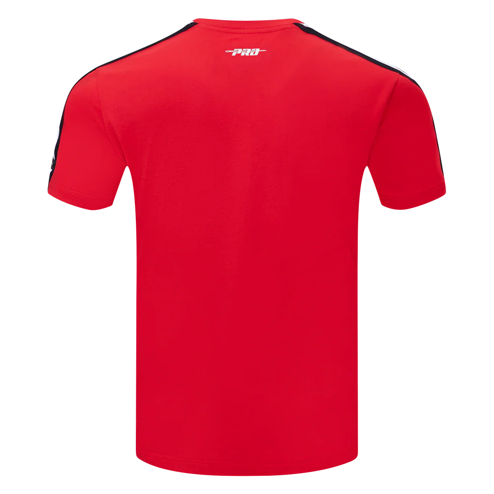 NFL ATLANTA FALCONS RETRO CLASSIC MEN'S STRIPED TEE (RED/BLACK) - Image 4