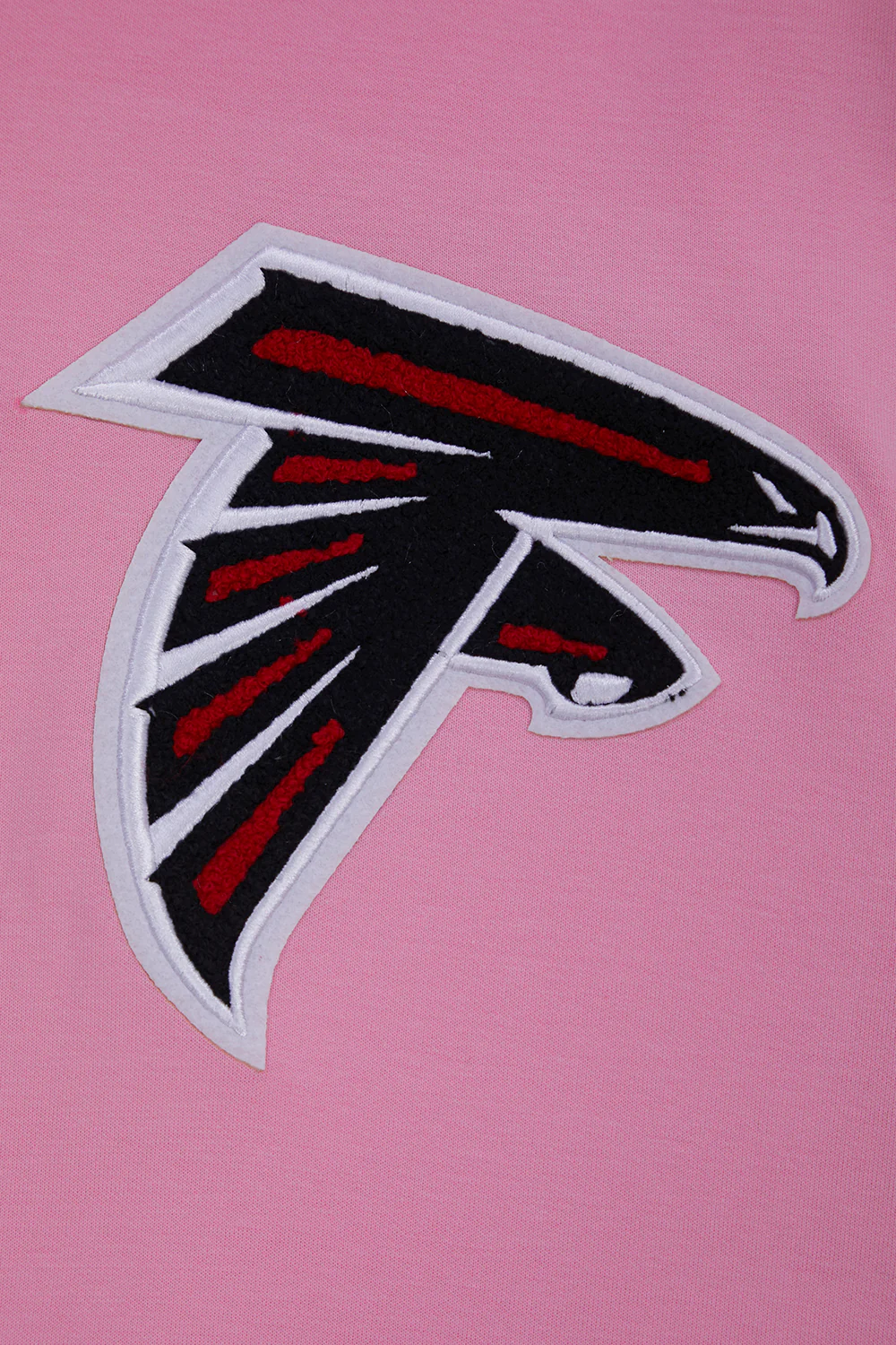NFL ATLANTA FALCONS CLASSIC CHENILLE DOUBLE KNIT PULLOVER HOODIE (PINK) - Image 7