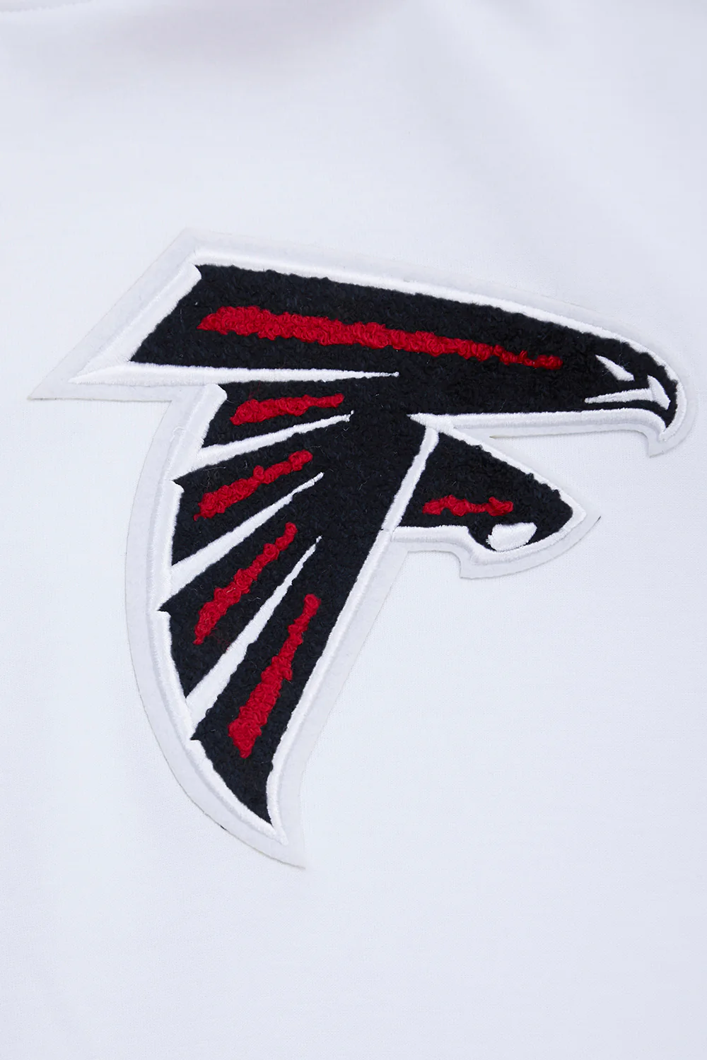 NFL ATLANTA FALCONS CLASSIC CHENILLE DOUBLE KNIT PULLOVER HOODIE (WHITE) - Image 6