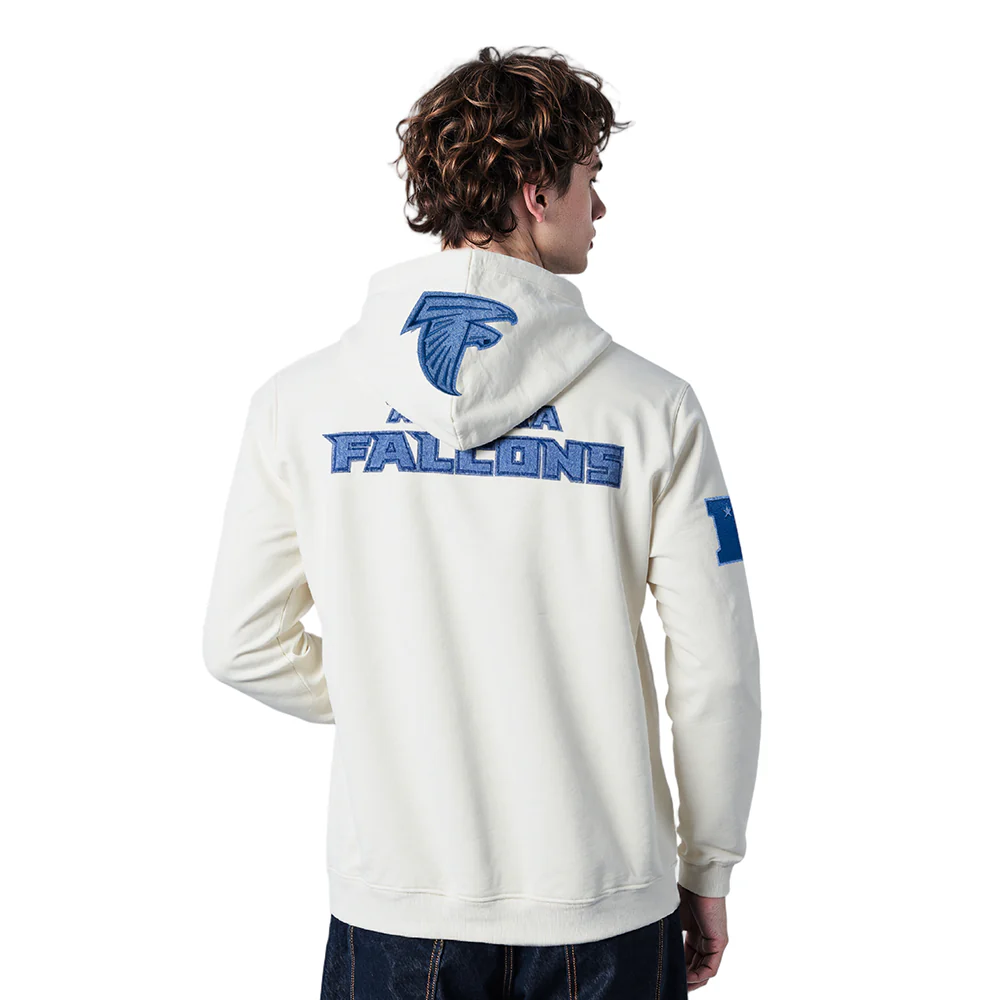 NFL ATLANTA FALCONS VARSITY BLUES PO HOODIE (LINEN) - Image 2