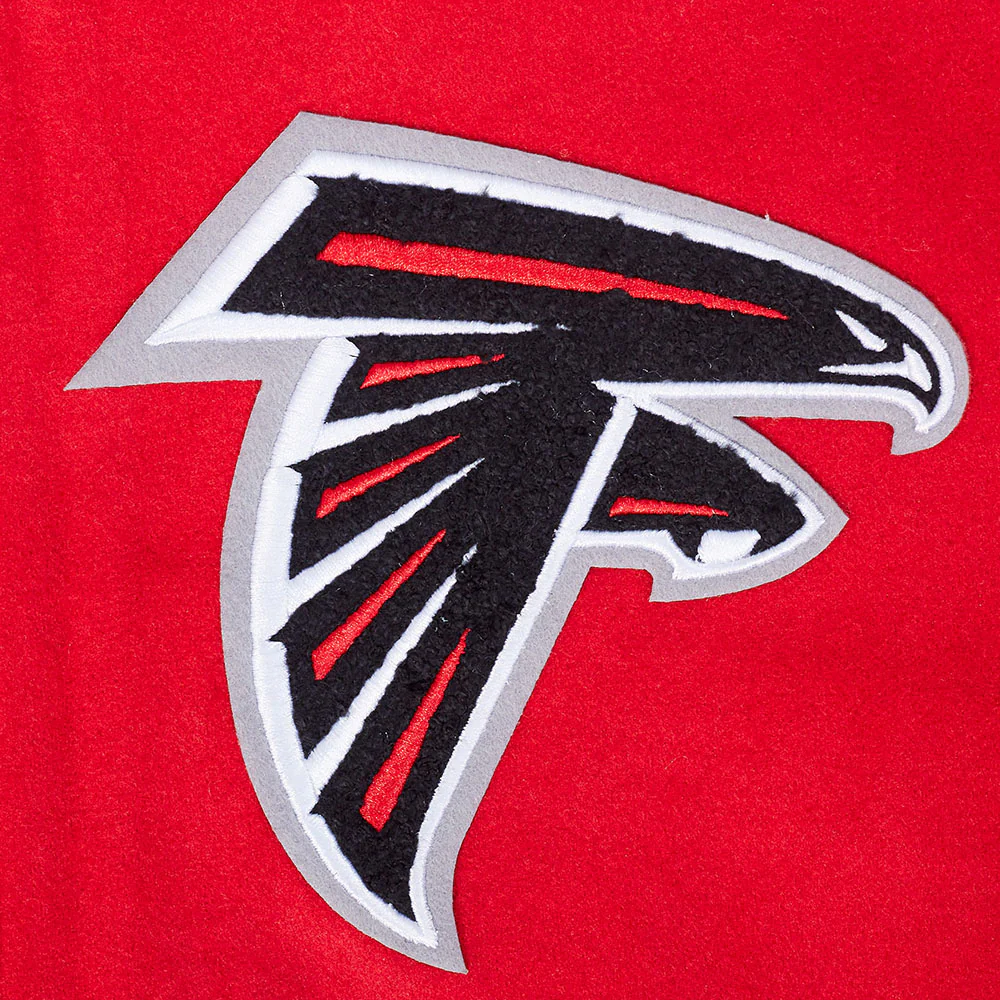 NFL ATLANTA FALCONS SCRIPT TAIL MEN'S RIB WOOL VARSITY (RED/BLACK) - Image 19