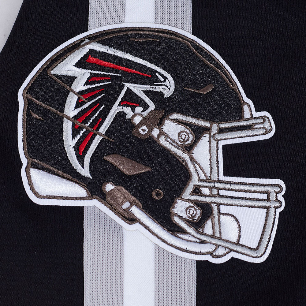 NFL ATLANTA FALCONS PRO GAME DAY MEN'S DBL KNIT JACKET (BLACK/SILVER/WHITE) - Image 17