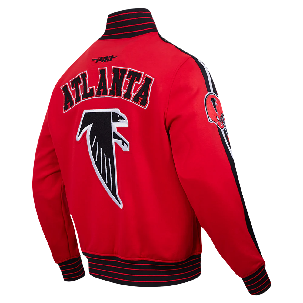 NFL ATLANTA FALCONS PRO GAME DAY MEN'S RETRO JACKET (RED/BLACK/WHITE) - Image 15
