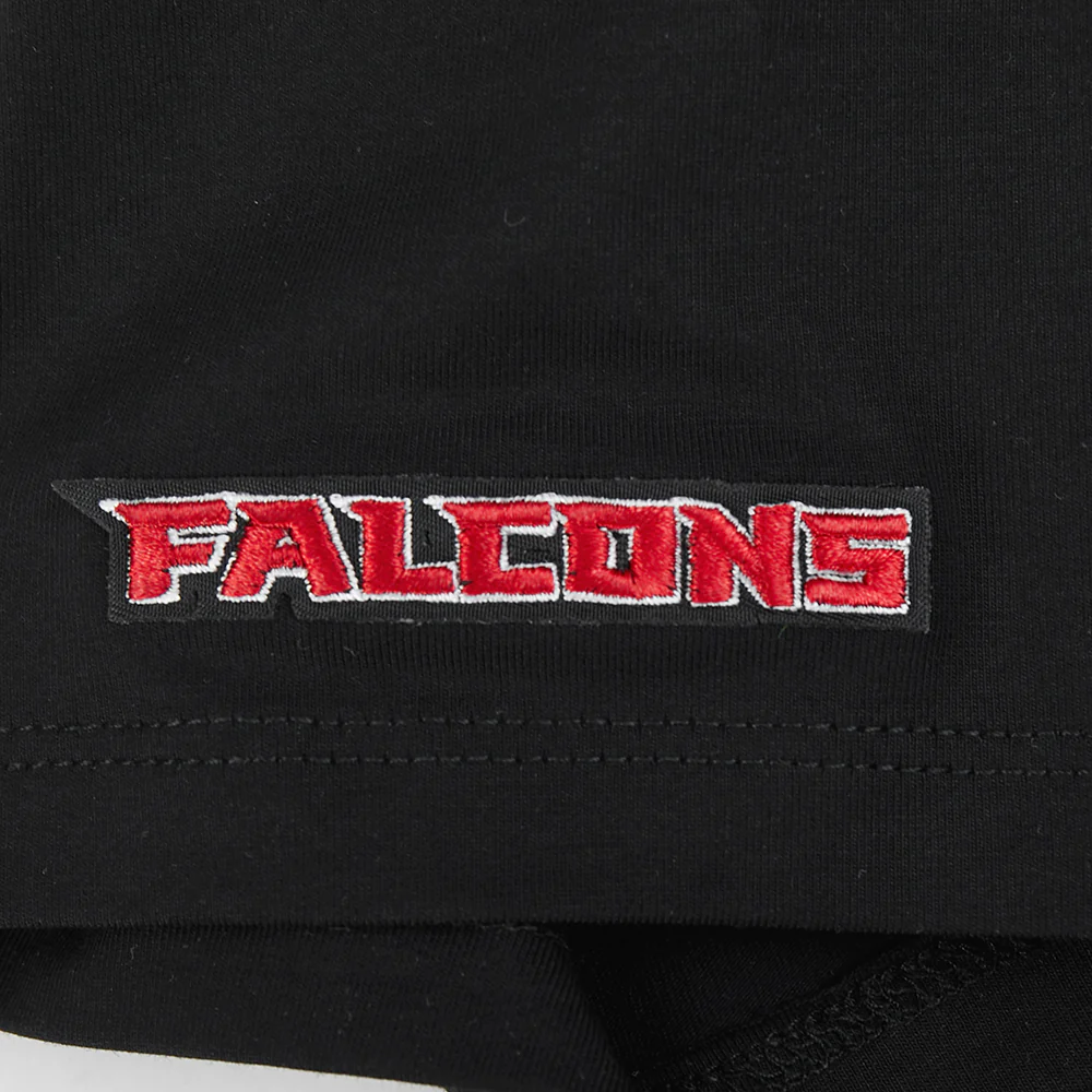 NFL ATLANTA FALCONS SCRIPT TAIL WOMEN'S SJ BOXY TEE (BLACK) - Image 8