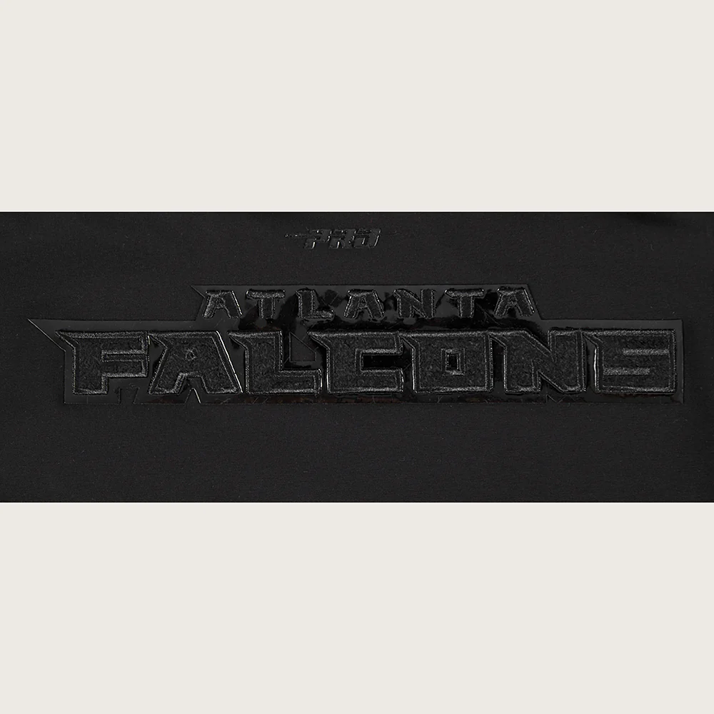 NFL ATLANTA FALCONS TRIPLE BLACK WOMEN'S SINGLE JERSEY BOXY TEE (TRIPLE BLACK) - Image 7