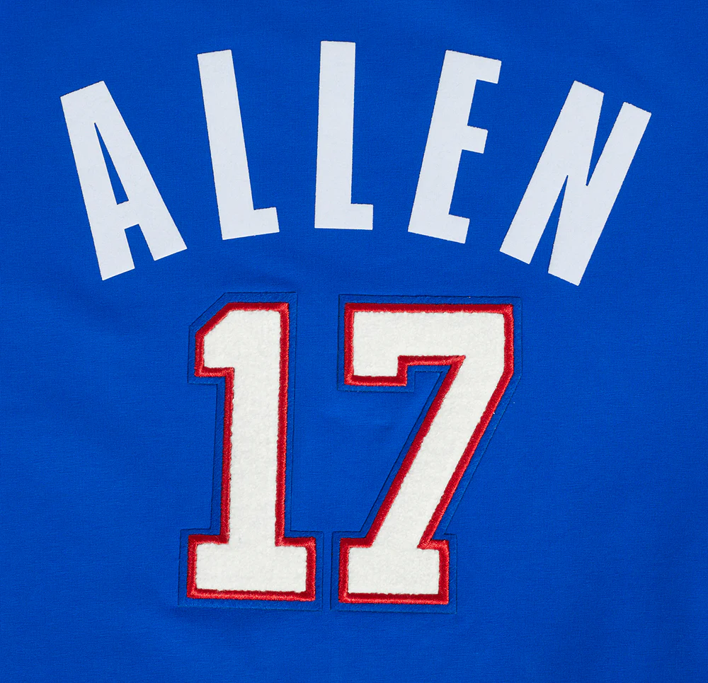 NFL BUFFALO BILLS JOSH ALLEN #17 MEN'S TEE (ROYAL BLUE) - Image 5