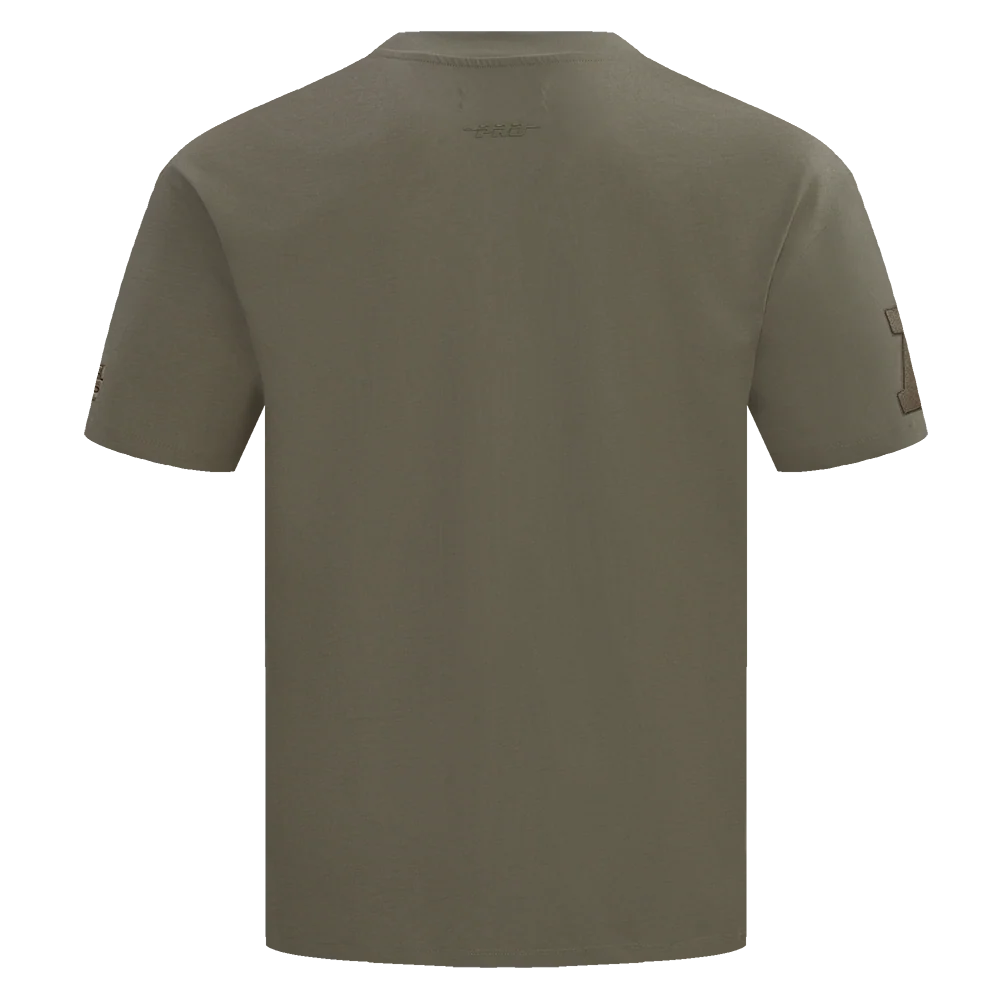 NFL BUFFALO BILLS NEUTRAL DROP SHOULDER MEN'S TEE (DARK TAUPE) - Image 4