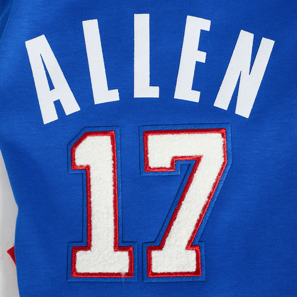 NFL BUFFALO BILLS JOSH ALLEN #17 MEN'S SHORT (ROYAL BLUE/RED) - Image 8