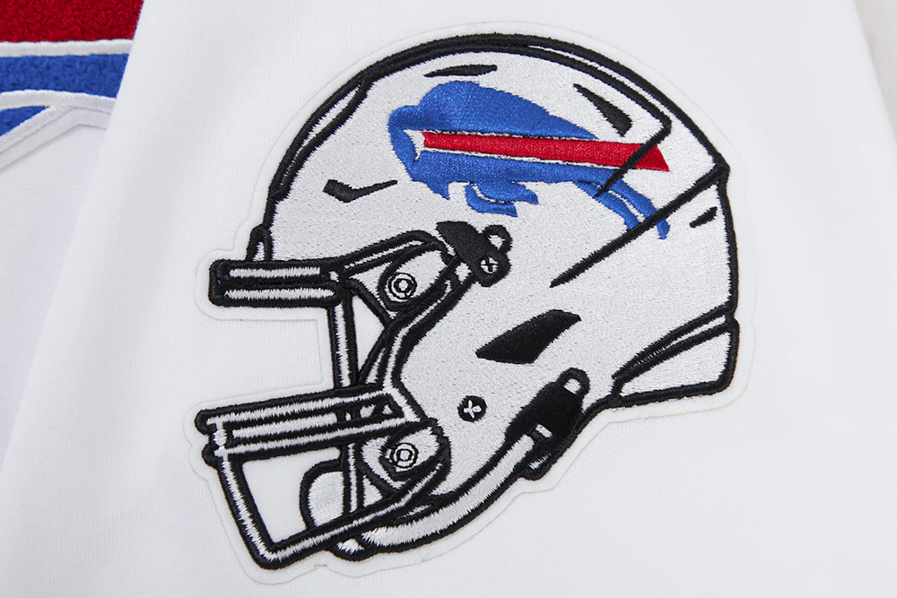NFL BUFFALO BILLS CLASSIC CHENILLE MEN'S PO HOODIE (WHITE) - Image 14