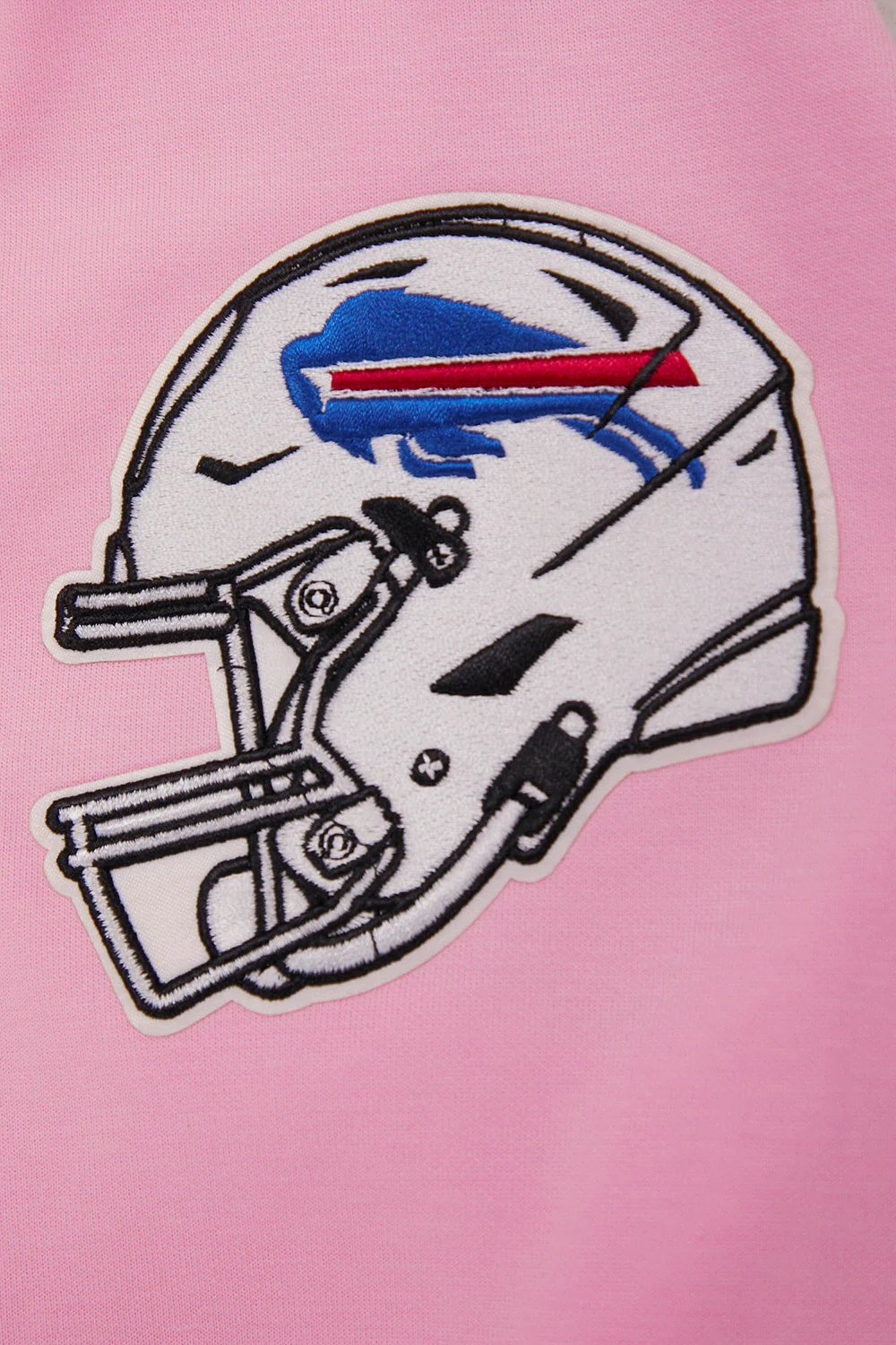 NFL BUFFALO BILLS CLASSIC CHENILLE FULL ZIP HOODIE (PINK) - Image 7
