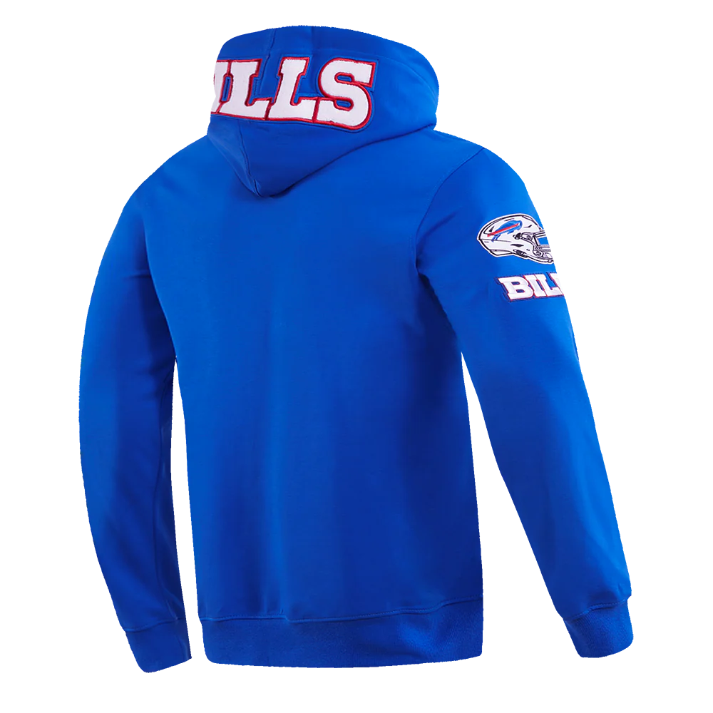 NFL BUFFALO BILLS JOSH ALLEN #17 MEN'S PULLOVER HOODIE (ROYAL BLUE) - Image 3