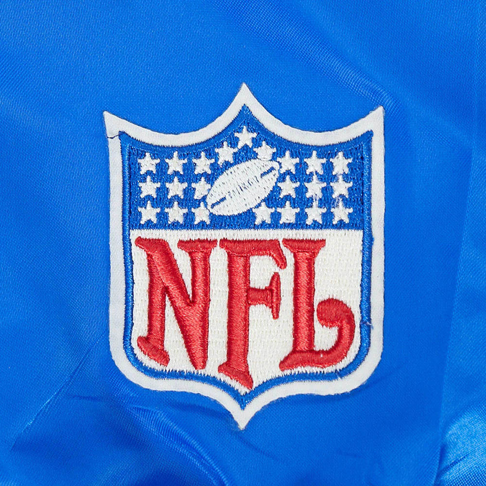 NFL BUFFALO BILLS MODERN ORIGINALS MEN'S SATIN JACKET (ROYAL BLUE) - Image 7